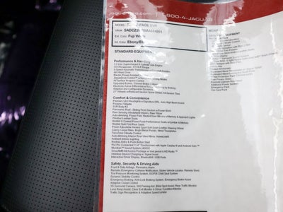 2021 Jaguar F-PACE SVR