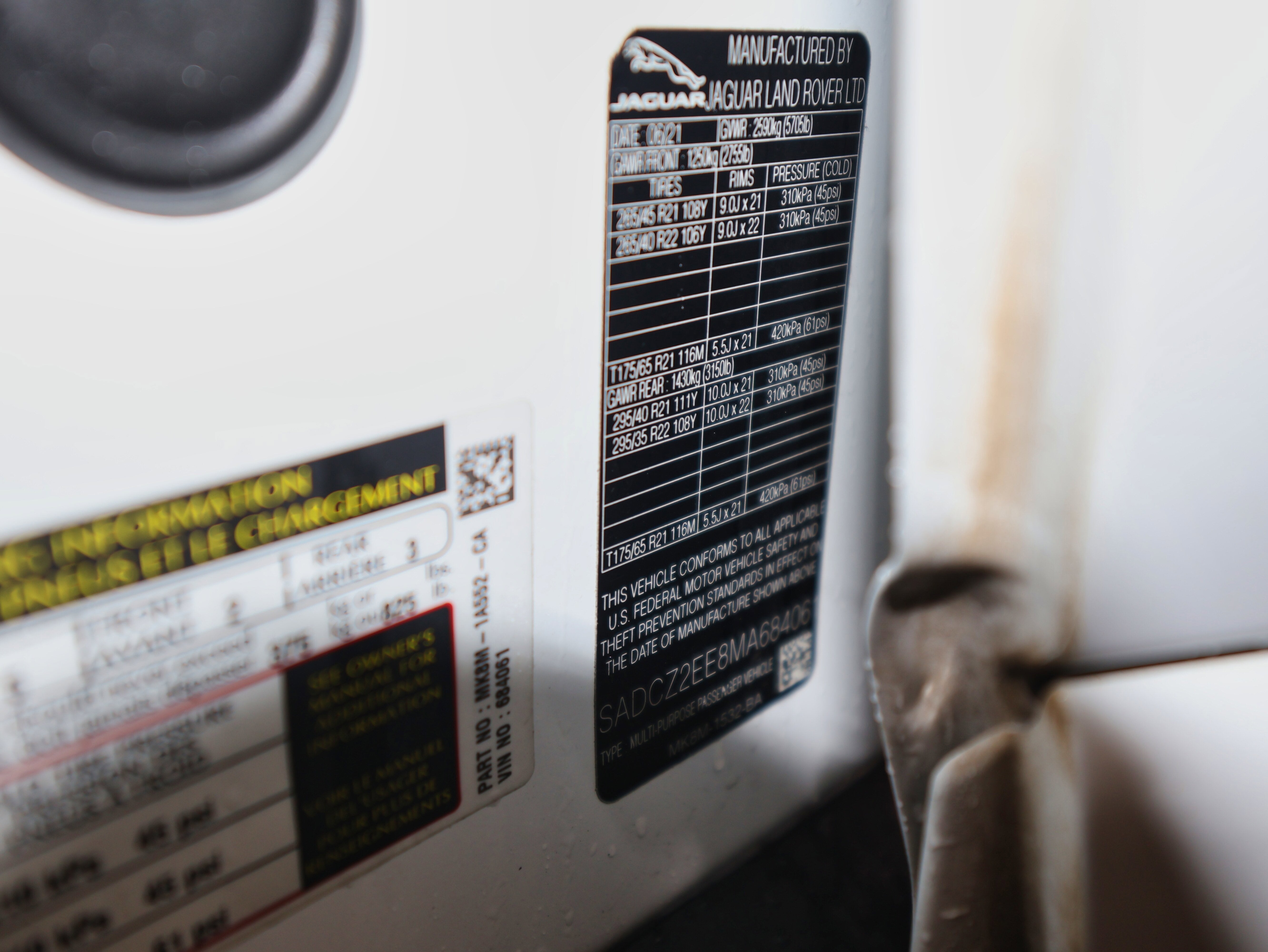 2021 Jaguar F-PACE SVR