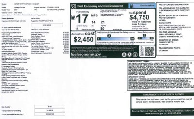 2020 Aston Martin Vantage Base