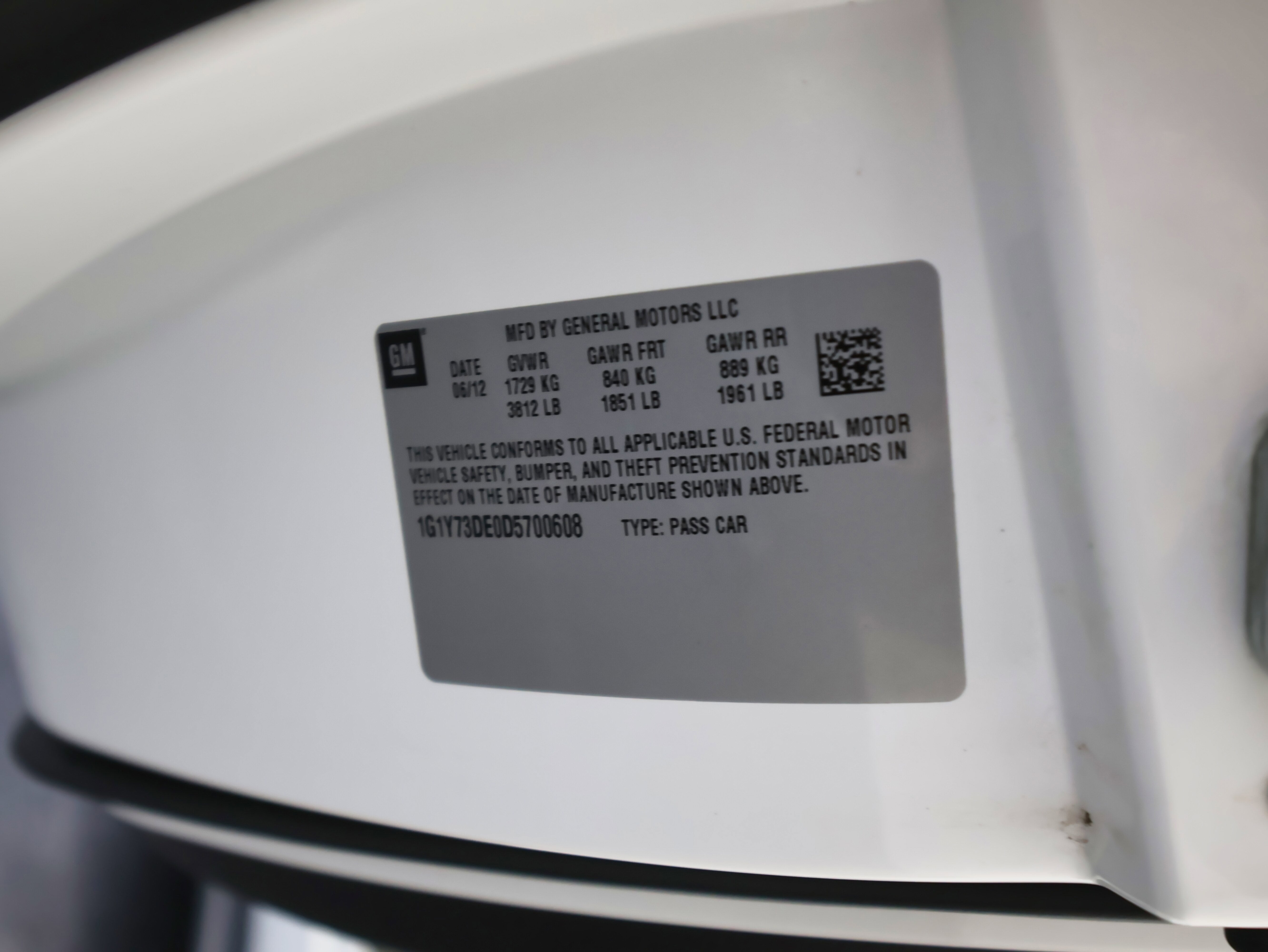 2013 Chevrolet Corvette 427 1SC