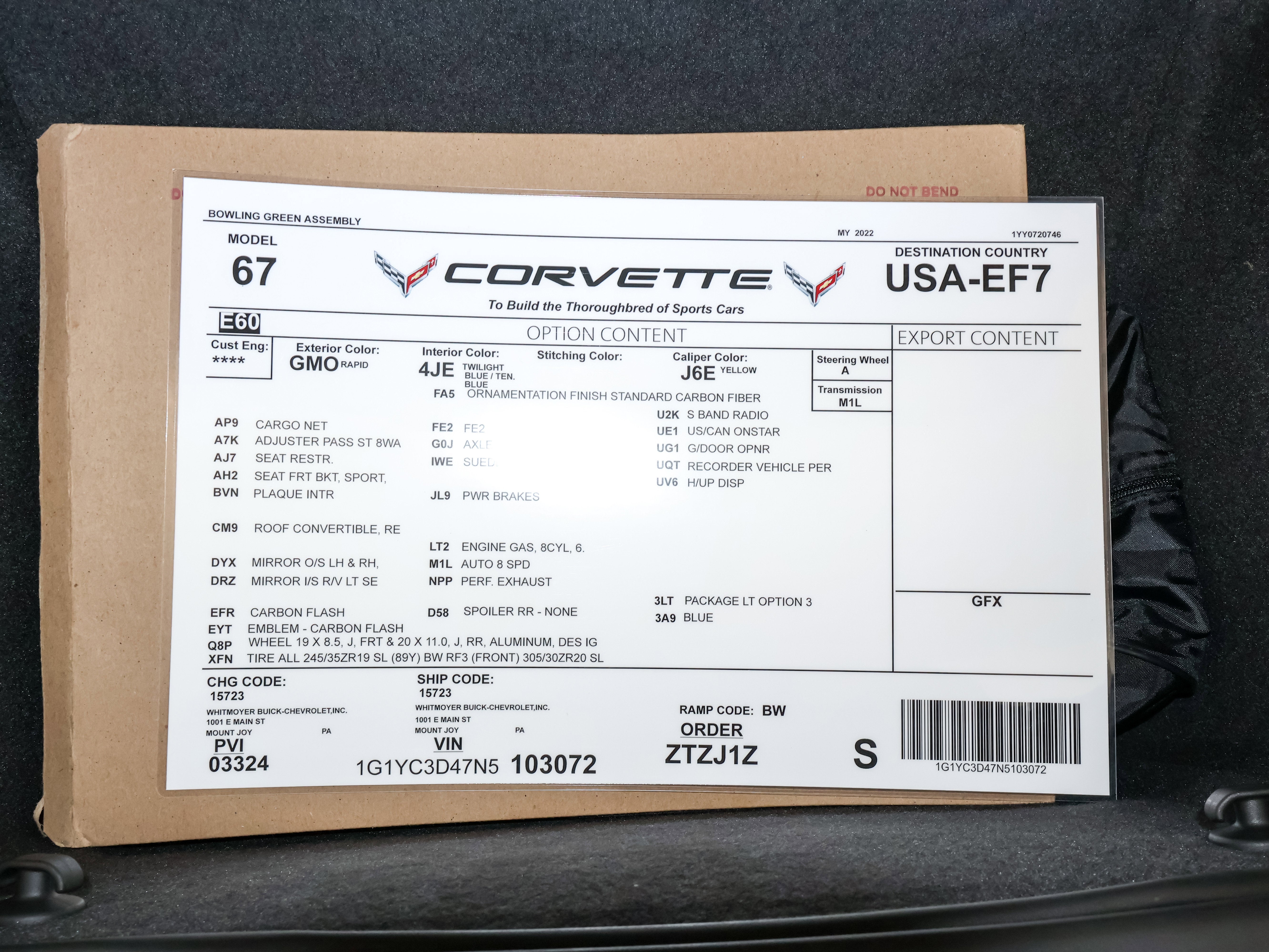 2022 Chevrolet Corvette 3LT