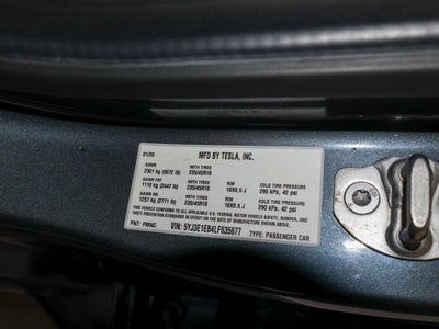 2020 Tesla Model 3 Long Range