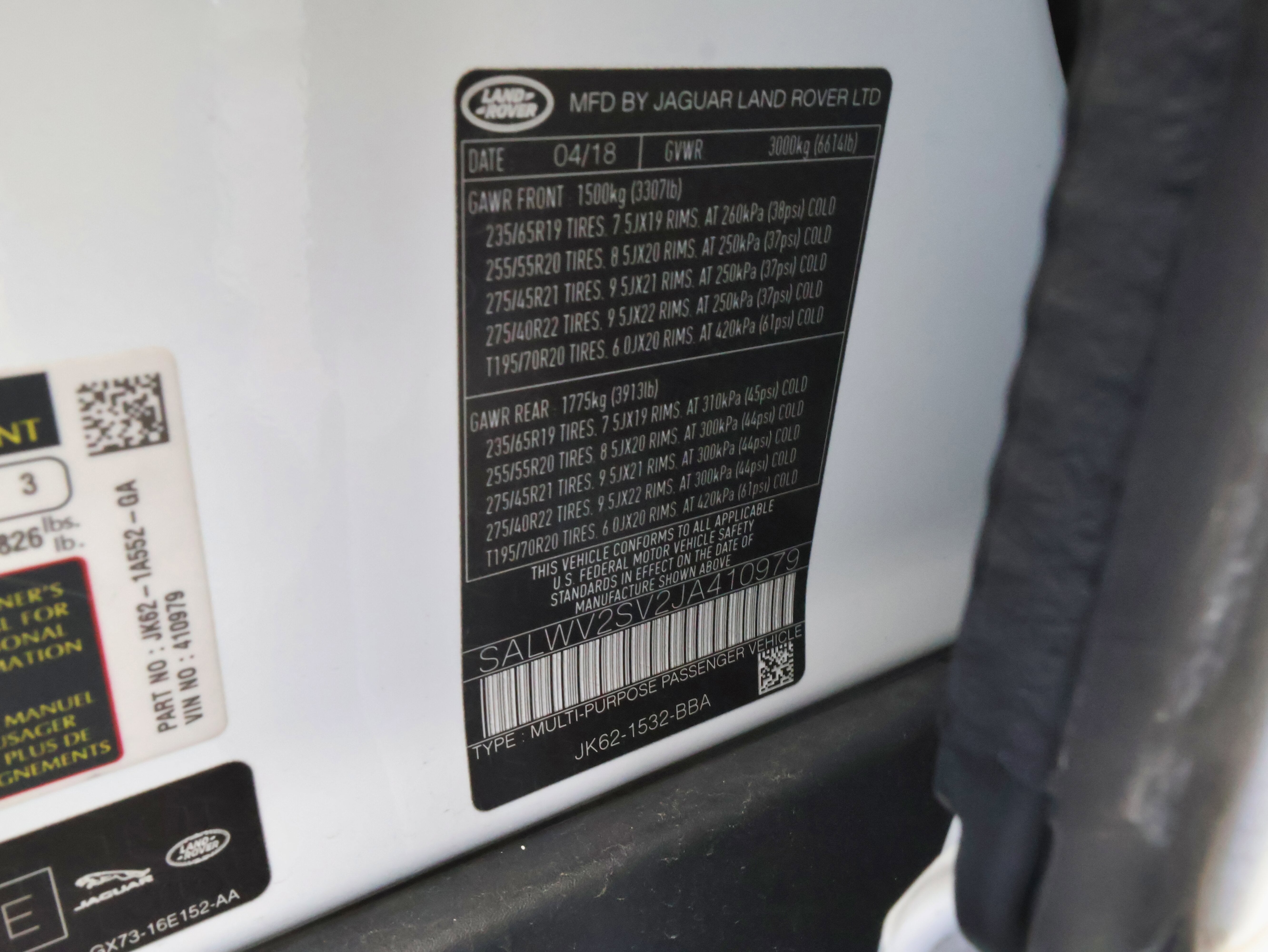 2018 Land Rover Range Rover Sport HSE Dynamic