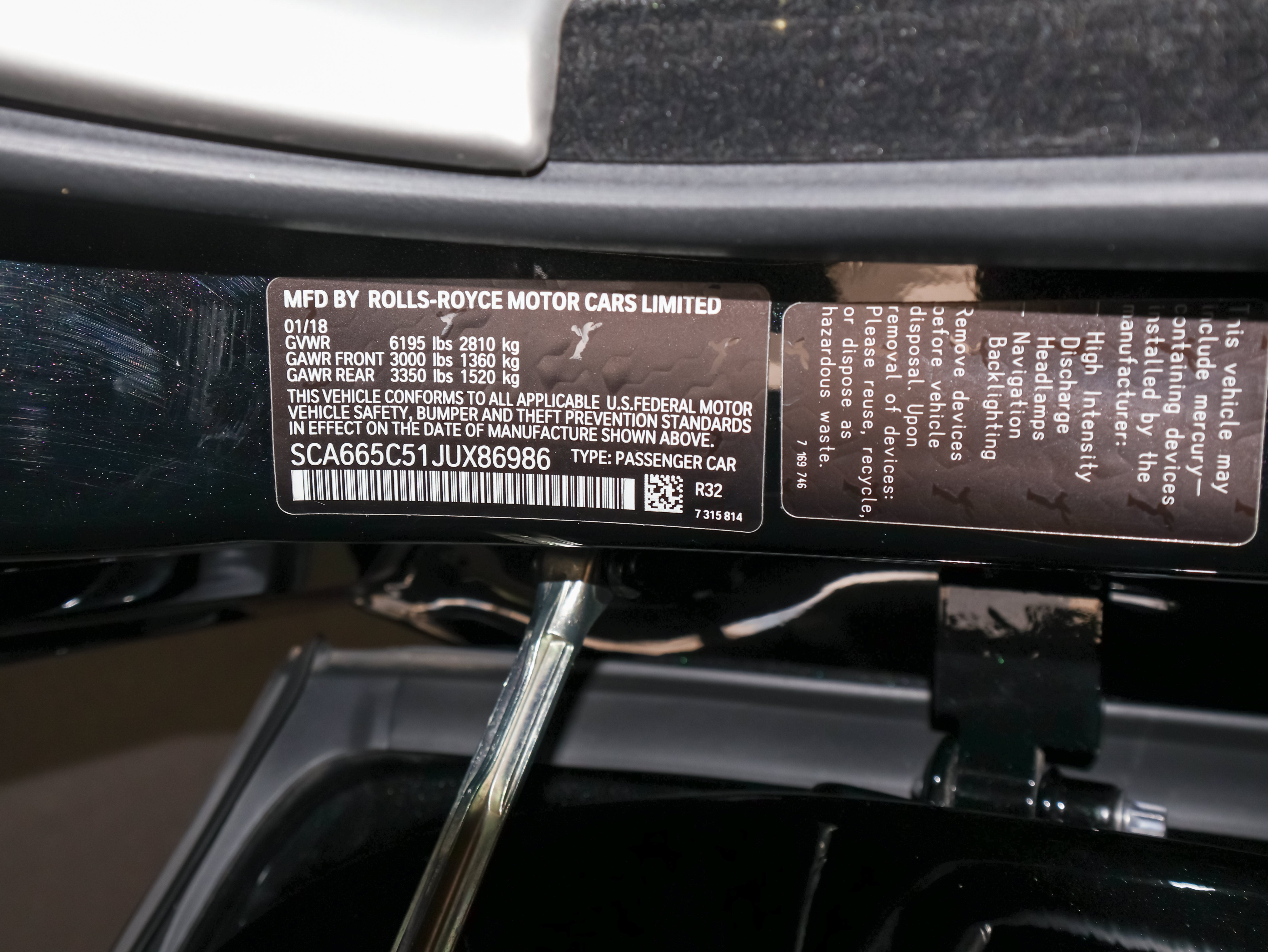 2018 Rolls-Royce Wraith Coupe
