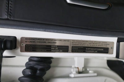 2015 Bentley Continental GT GT3-R