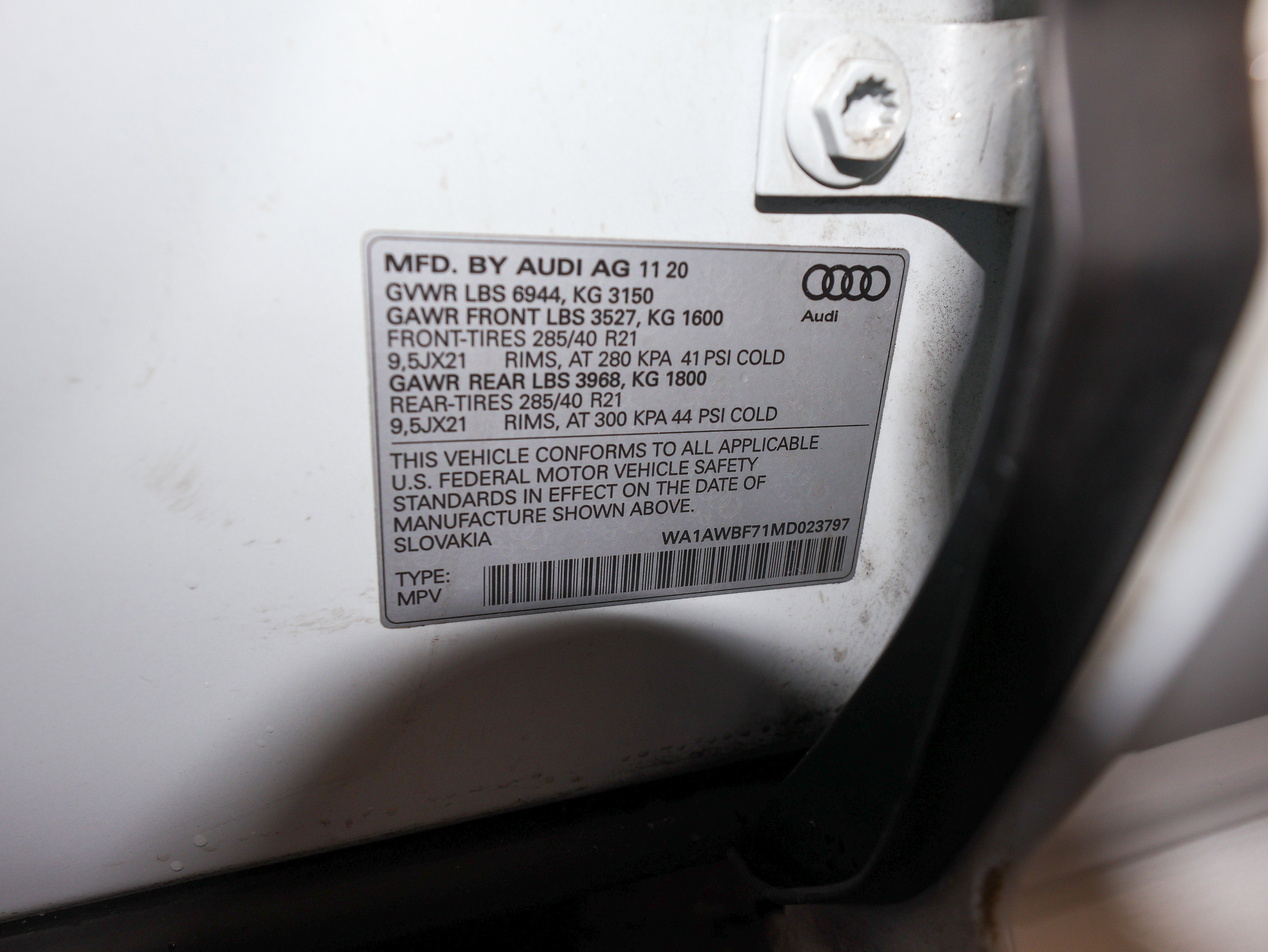 2021 Audi SQ7 Premium Plus