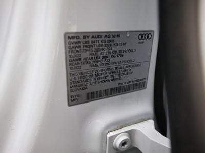 2019 Audi Q8 Premium Plus