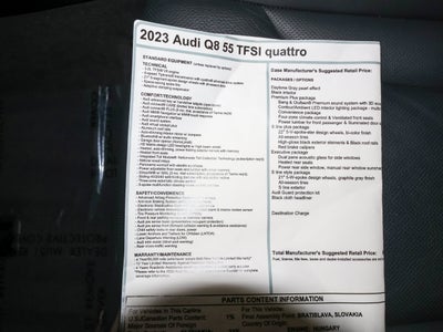 2023 Audi Q8 Premium Plus
