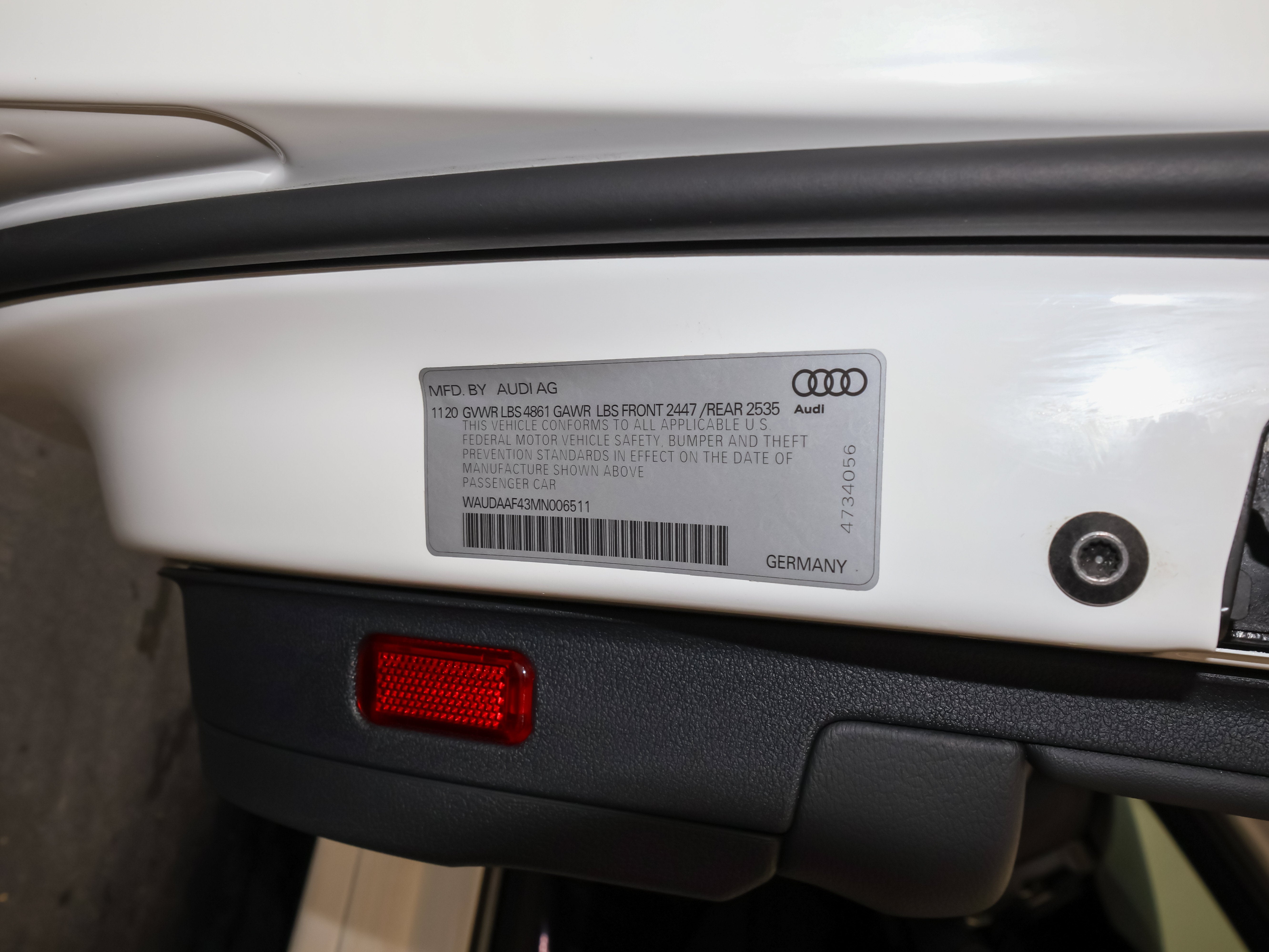 2021 Audi A4 Sedan S line Premium