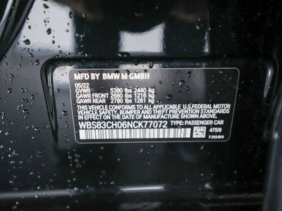 2022 BMW M5 Competition