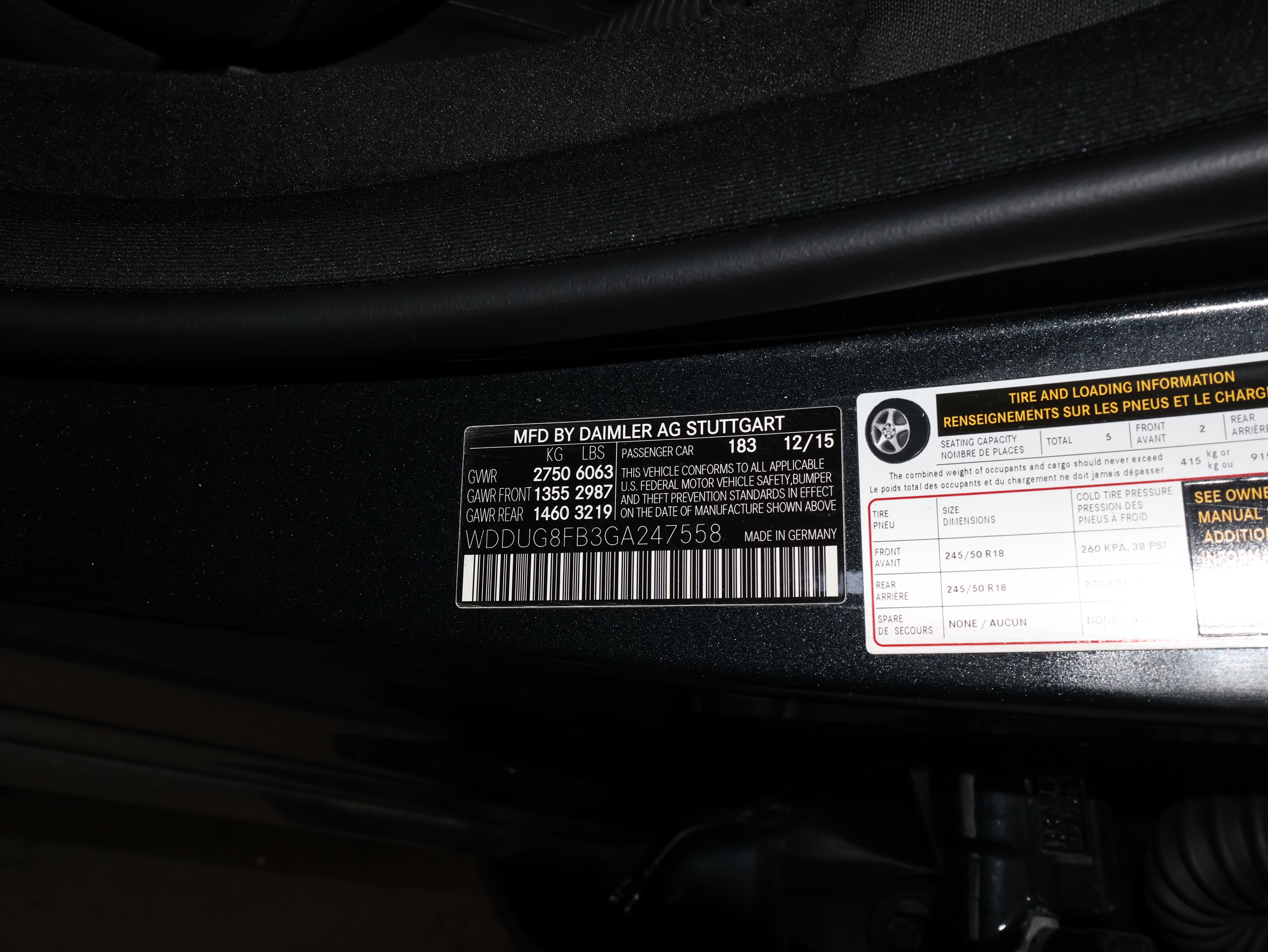 2016 Mercedes-Benz S-Class S 550