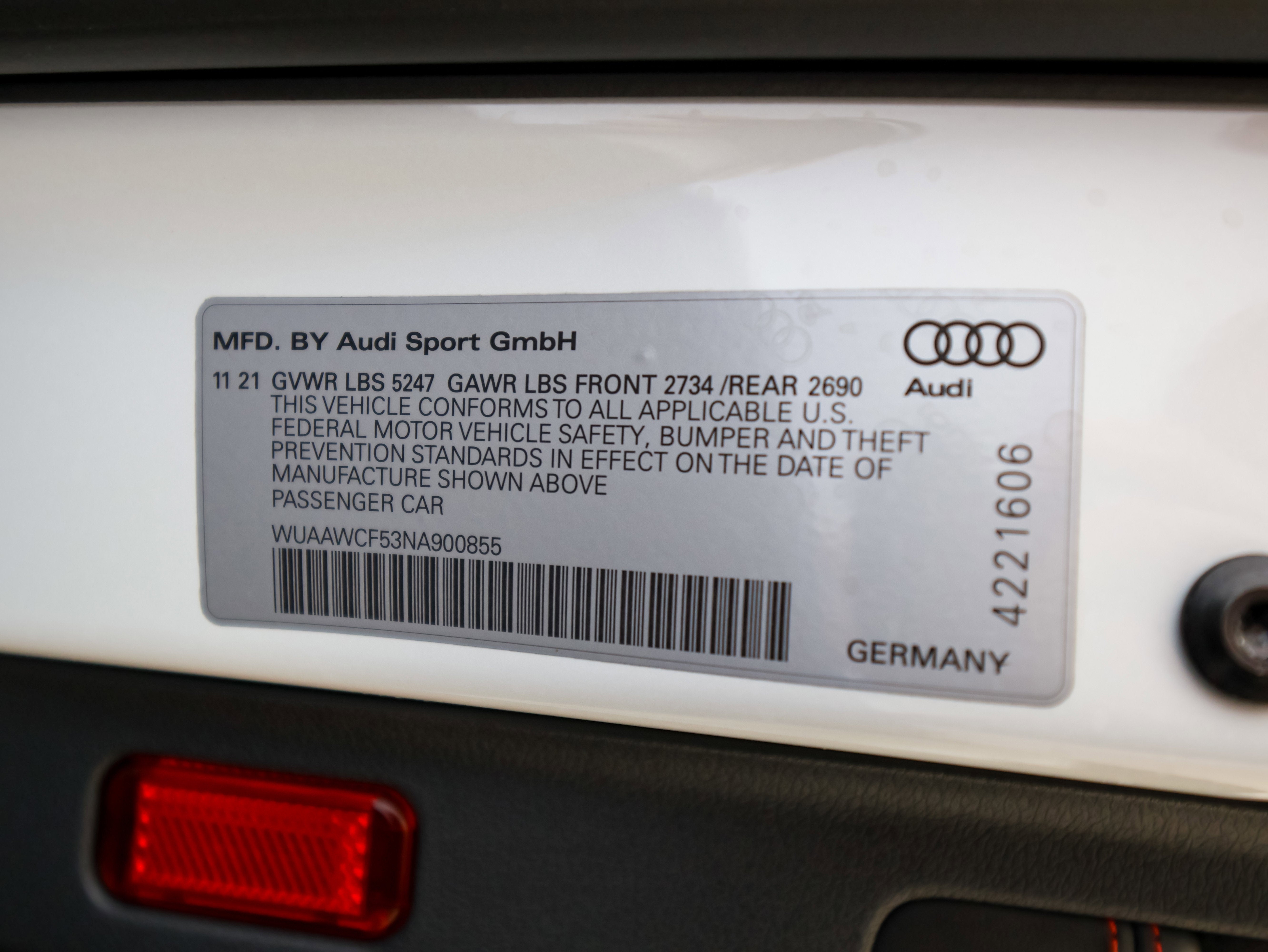 2022 Audi RS 5 Sportback 2.9T