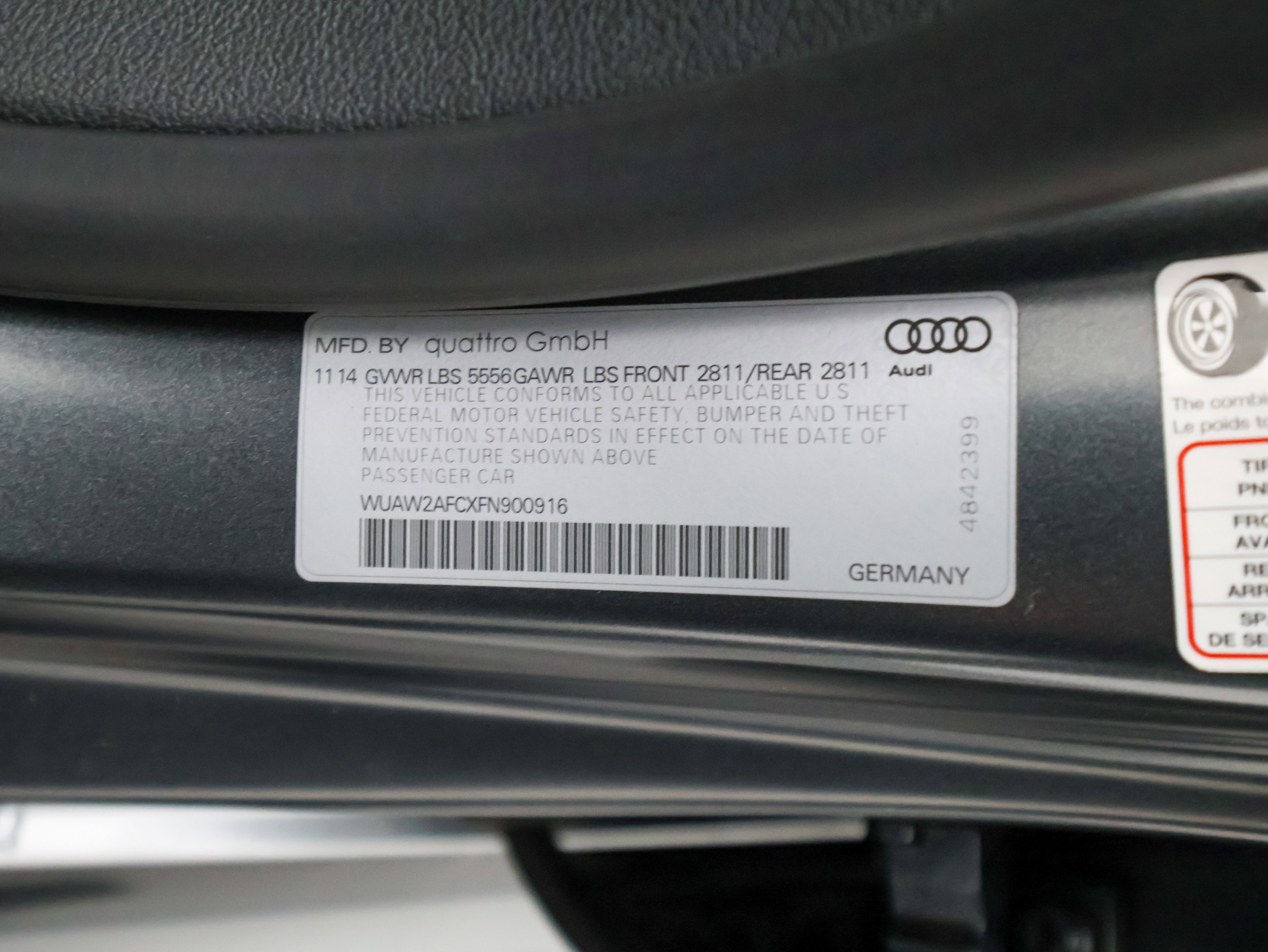 2015 Audi RS 7 Prestige