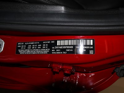 2022 Alfa Romeo Giulia Quadrifoglio